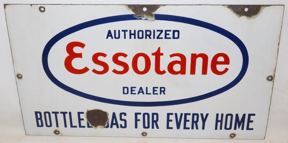 Essotane Dealer SSP Porcelain Sign (1 of 5)
