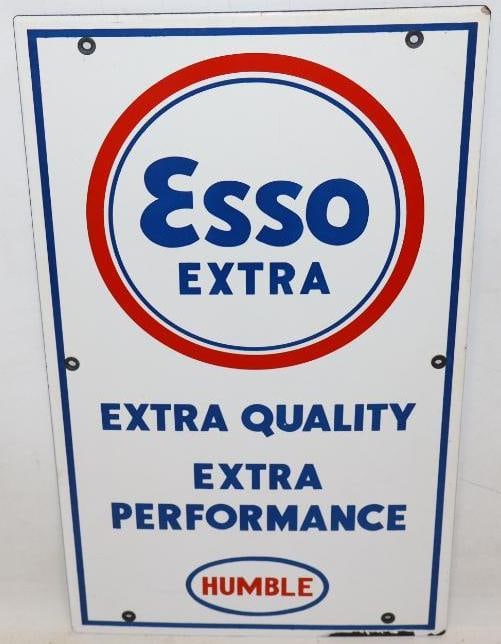 Humble Esso Extra SSP Porcelain Sign (1 of 6)