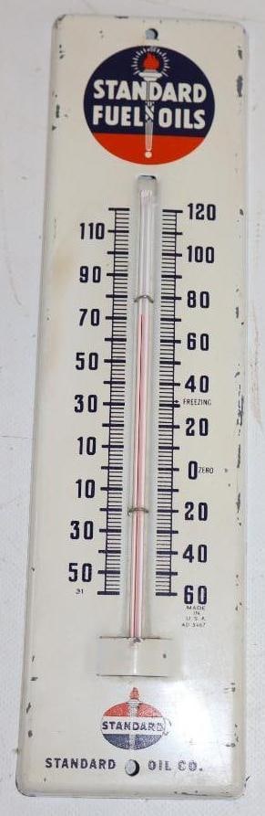 Standard Fuel Oils Advertising Thermometer (1 of 4)