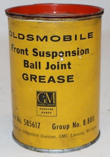 GM Oldsmobile Front Suspension Ball Joint 1lb Grease Can (1 of 2)