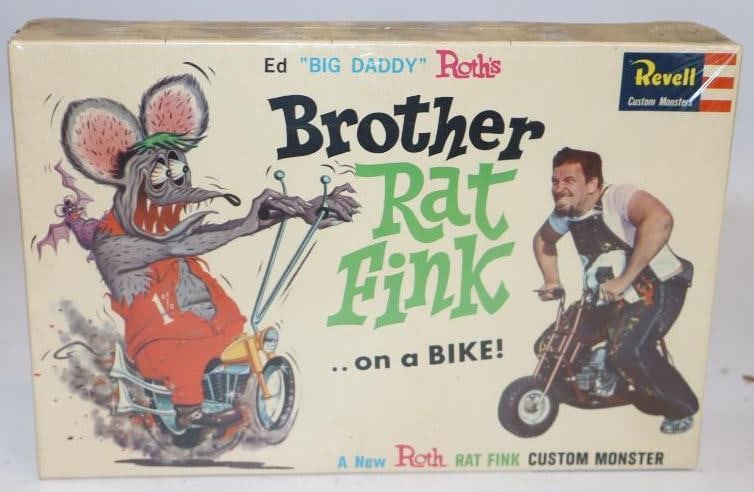 Revell製 Brother Rat Fink on a Bike 1964 Revell Brother Rat Fink On A Bike, Model Kit