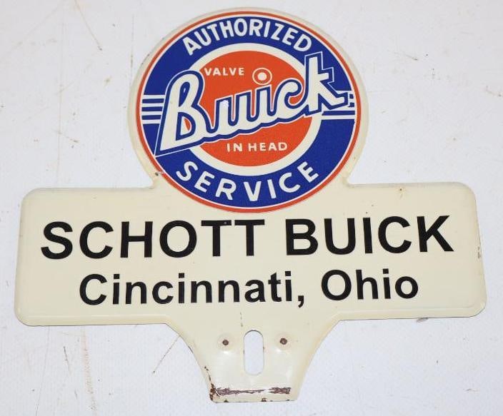Buick Authorized Service Cincinnati Ohio License Plate Topper (1 of 2)