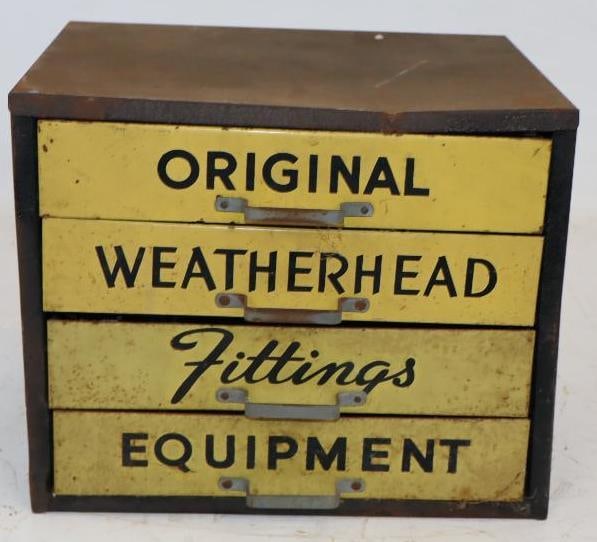 Weatherhead Original Automotive Fittings Equipment Advertising Countertop Display: 11.5x8.5x9.5