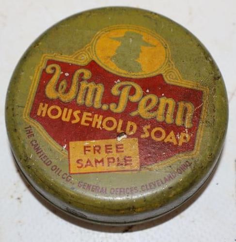 William Penn Free Sample Household Soap Advertising Tin (1 of 2)