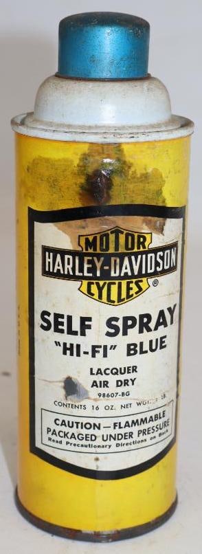 Harley Davidson Lacquer Air Dry Self Spray Aerosol Can (1 of 2)