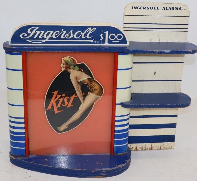 Ingersoll Alarms Wooden Countertop Display with Kist Decal (1 of 5)