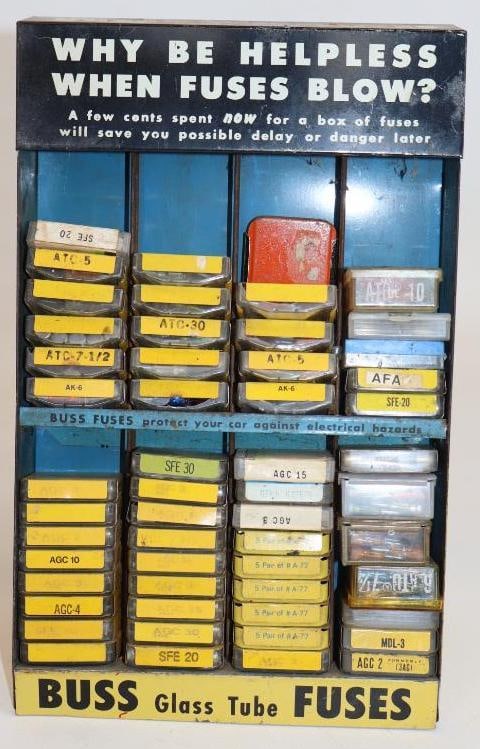 Buss Fuses Metal Countertop Display with 55 Units (1 of 4)