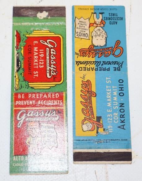 Group of 2 Gassy's Auto Accessories Advertising Matchbooks (1 of 2)
