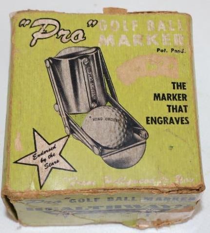 Pro Golf Ball Maker Personal Engraver in Original Box: 3x3x2