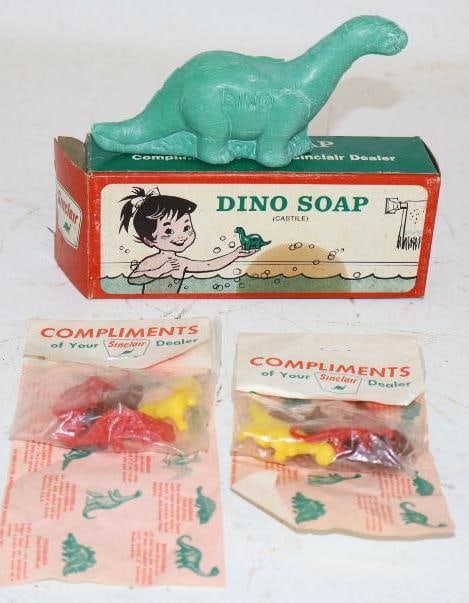 Group of 3 Sinclair Soap and Dino Giveaways in Original Packaging (1 of 4)