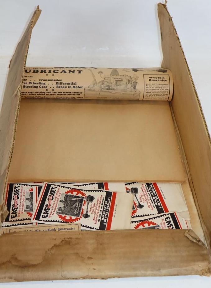 1930's Easy Shift Point of Sale Advertising Packet With Pamphlets, Posters and Banner: 22x14