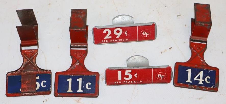 Group of 5 Retail Store Shelf Pricer Signs (1 of 4)