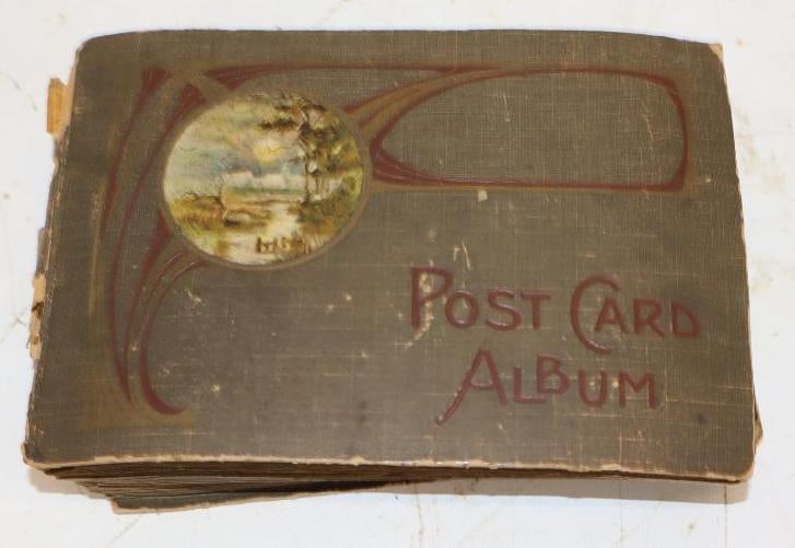 Early 1900's Full Postcard Keepsake Album (1 of 4)