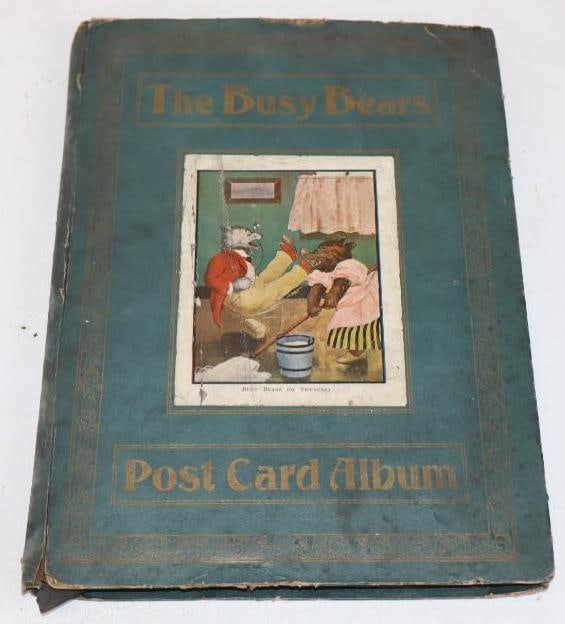 Early 1900's The Busy Bears Full Postcard Album (1 of 5)