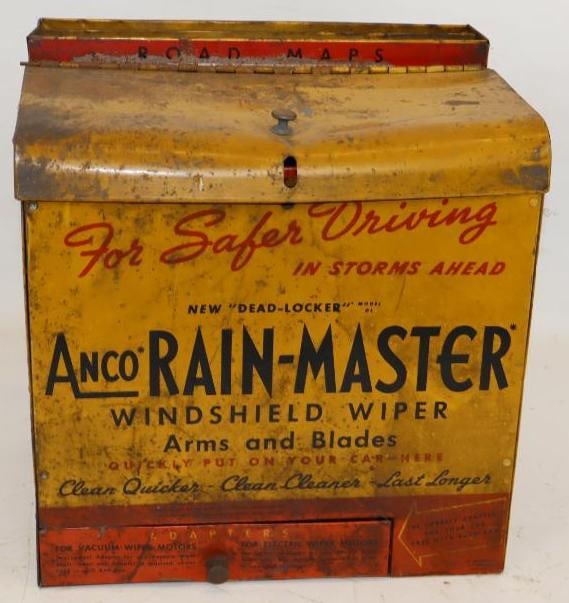 Anco- Rain-Master Counter Top Advertising Windshield Wiper Arms and Blades Cabinet (1 of 6)