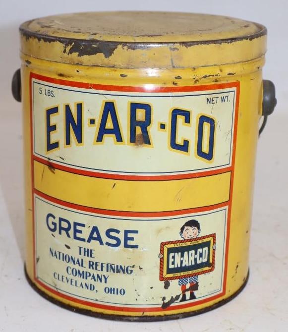 En-Ar-Co National Refining Company 5lb Grease Can (1 of 2)