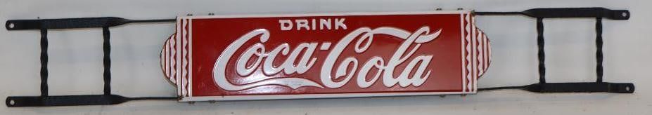 Drink Coca-Cola Porcelain Advertising Door Push (1 of 5)