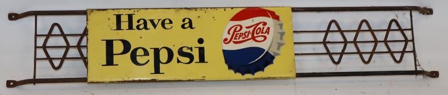 Have A Pepsi Metal Advertising Door Push (1 of 4)