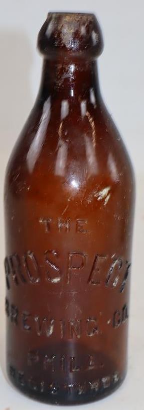 The Prospect Brewing Company Embossed Brown Glass Blob Top Bottle (1 of 3)