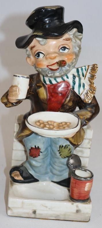 Ceramic Hobo Cocktail Stirrer Holder: 3.5x3.5x8.5