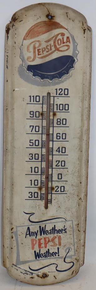 Pepsi-Cola Any Weathers Pepsi Weather Advertising Thermometer (1 of 5)