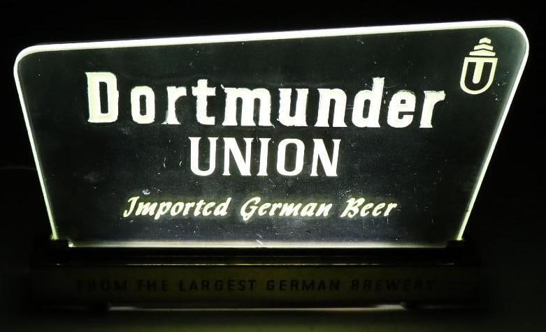 Dortmunder Union Light Up Countertop Advertising Sign (1 of 4)