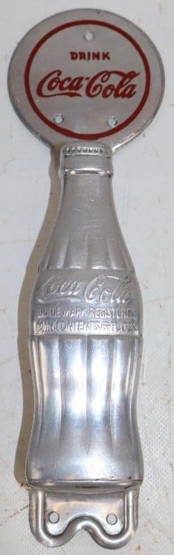 Drink Coca-Cola Bottle Shaped Advertising Door Pull (1 of 3)