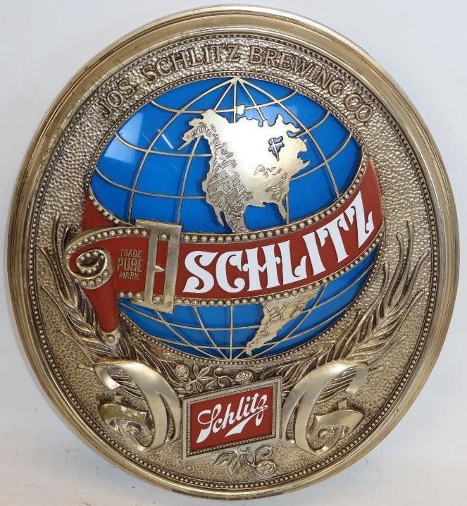 1977 Schlitz Brewing Company Advertising Sign (1 of 4)