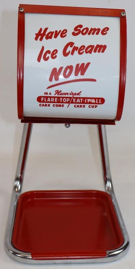 Have Some Ice Cream Now Countertop Cone Dispenser: 9" x 10.5" x 16.25"