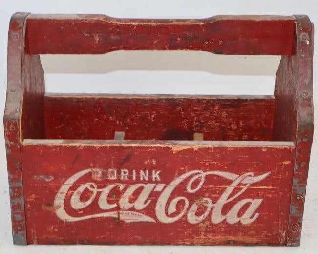 Drink Coca-Cola Wooden Advertising Toolbox (1 of 4)