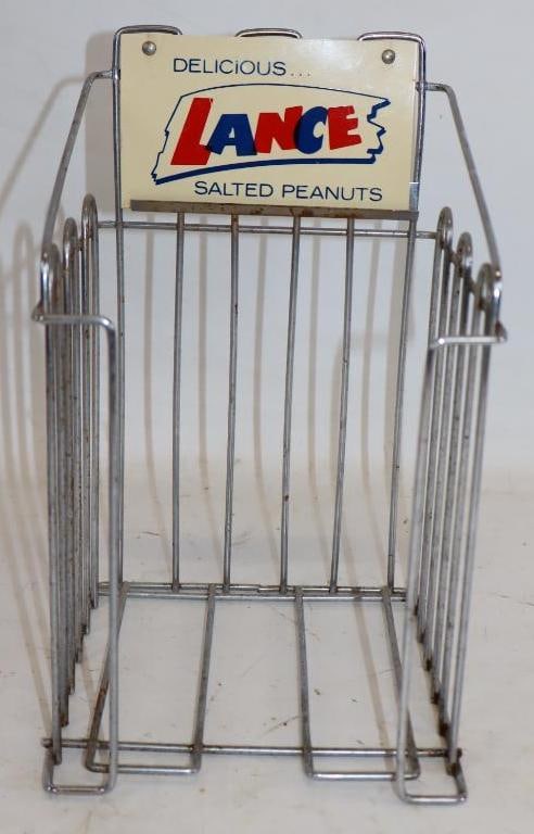 Delicious Lance Salted Peanuts Metal Advertising Countertop Display (1 of 3)