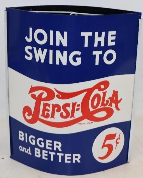 Pepsi-Cola Join the Swing to Bigger and Better Metal Advertising 5? Pricer Tangle Free Twine Holder (1 of 4)