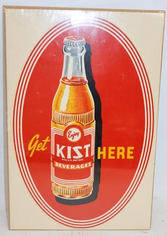 Get Kist Here Beverages Advertising Water Transfer Window Decal: 9" x 13.75"