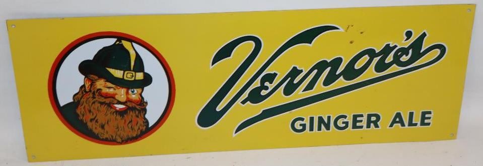 Vernor's Ginger Ale Reproduction Advertising Sign (1 of 2)