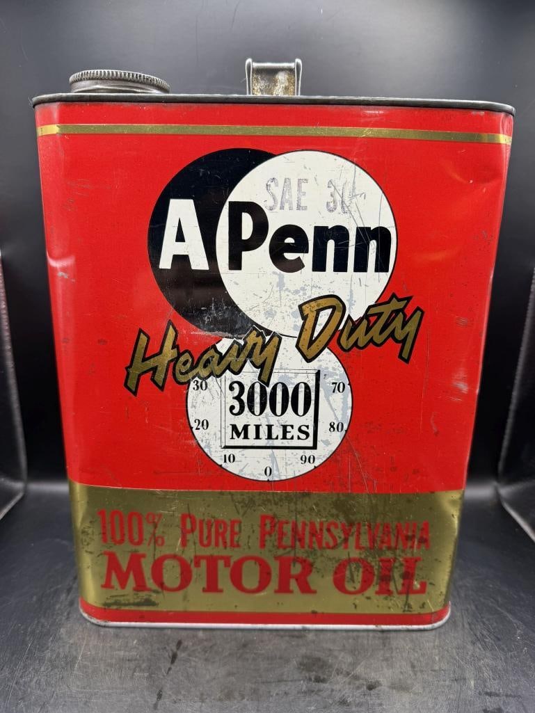 A Penn Heavy Gold: Great color, some condition, A-Penn Oil, Butler PA