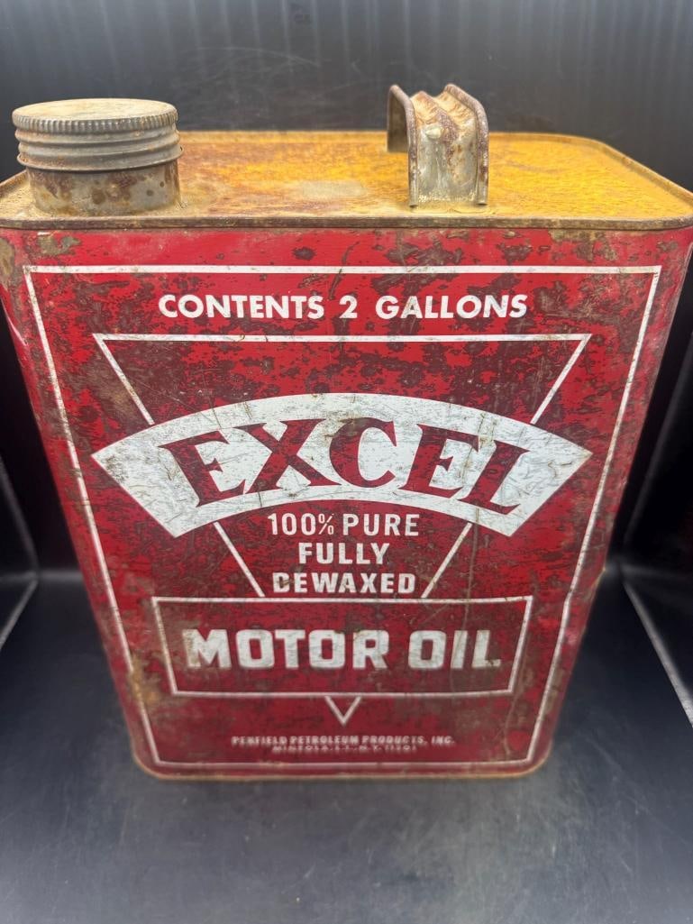 Excel Motor Oil (2): NY, Rust, Patch job on back corner