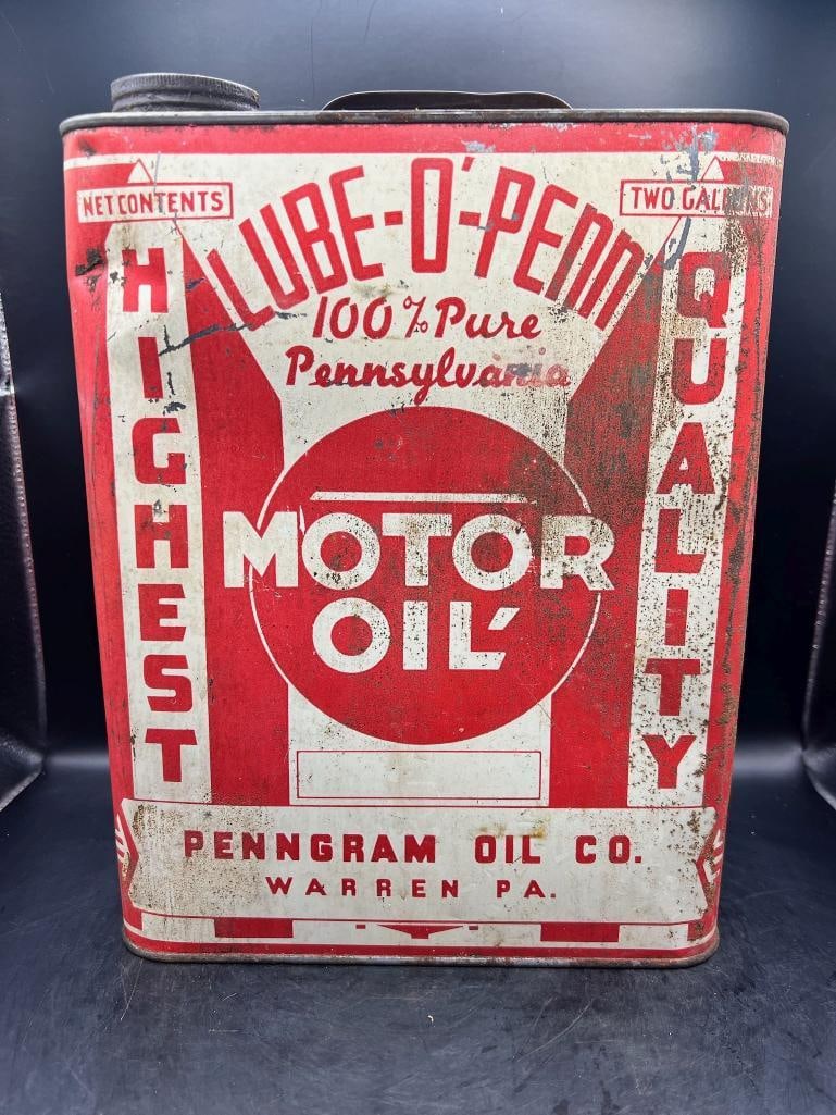 Lube-O-Penn: Fair color, fair condition, some scratches and mild rust