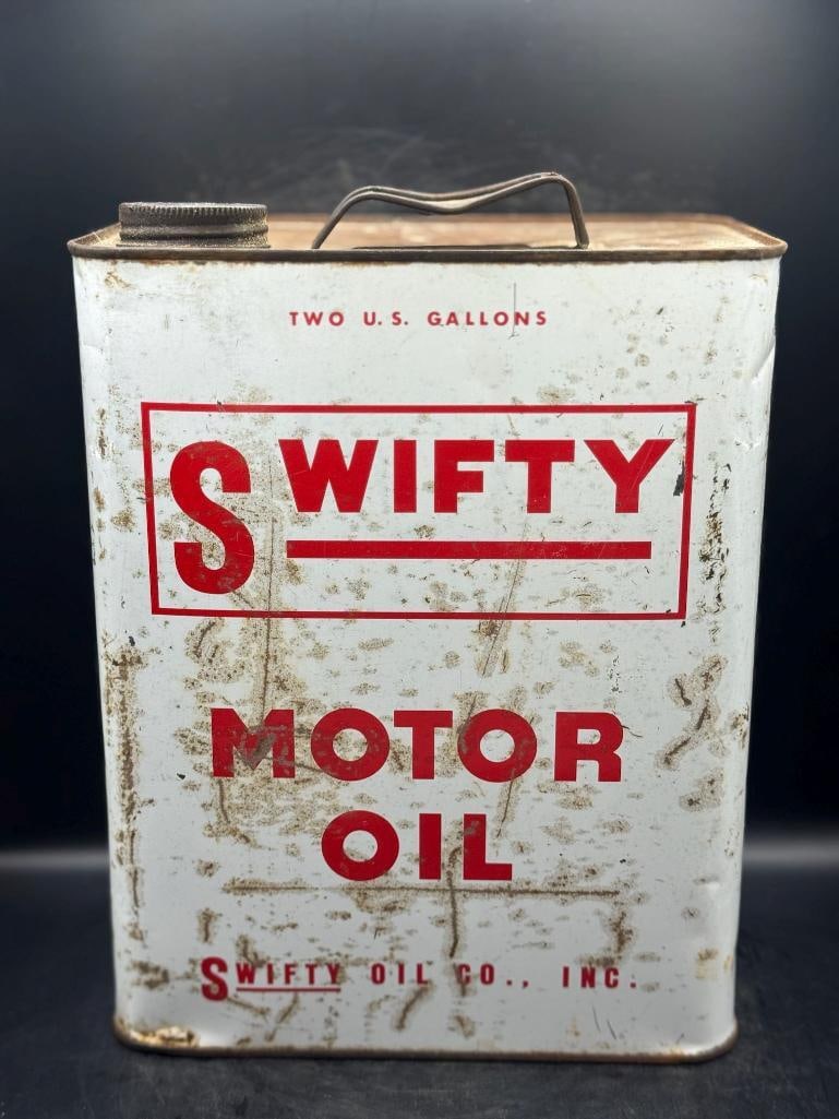 Swifty: Distress on back,scratches, rust patches