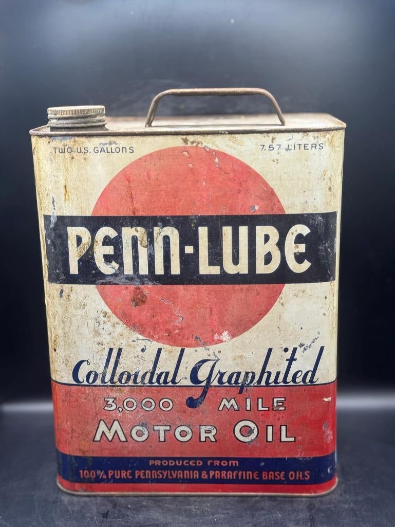 Penn-Lube Colloidal Graphited: Philadelphia Penn, Great can, rustic vibe, scratches