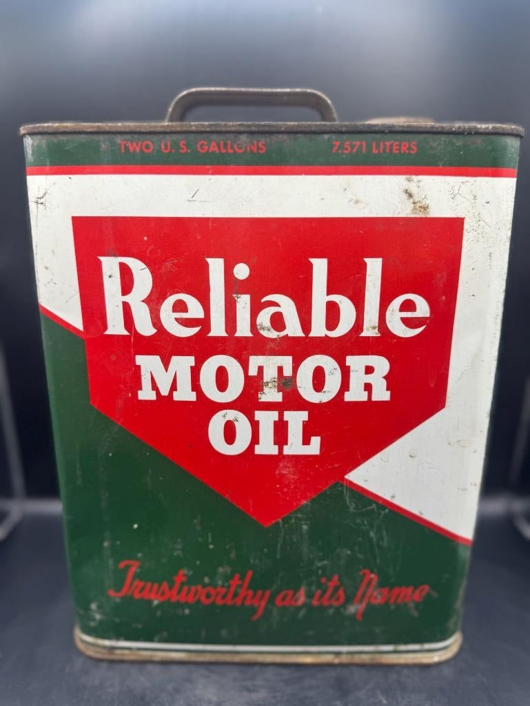 Reliable Motor Oil: USA, Nice can, Small Dings, Rust patches