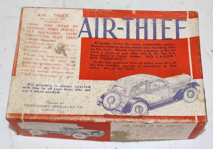 Air-Thief Tire Pressure Transfer Emergency Hose in Original Box: 6" x 4" x 1.75"