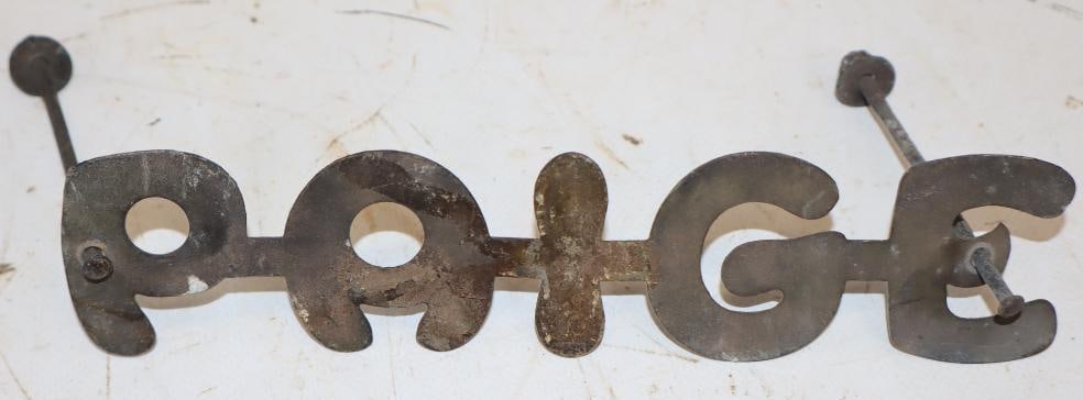 Paige Motorcar Radiator Script: 7.5" x 1.75"