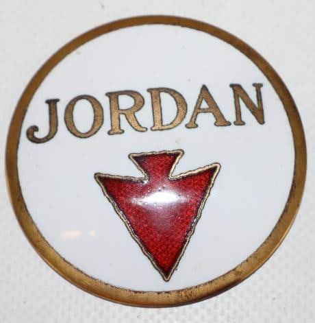 1920's Jordan Motorcar Cloisonne Radiator Emblem Badge (1 of 2)