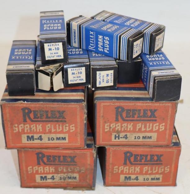 Group of 48 Reflex Sparkplugs in Original Boxes (1 of 2)
