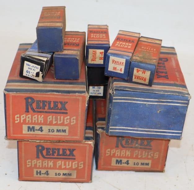 Group of 49 Reflex Sparkplugs in Original Boxes (1 of 2)