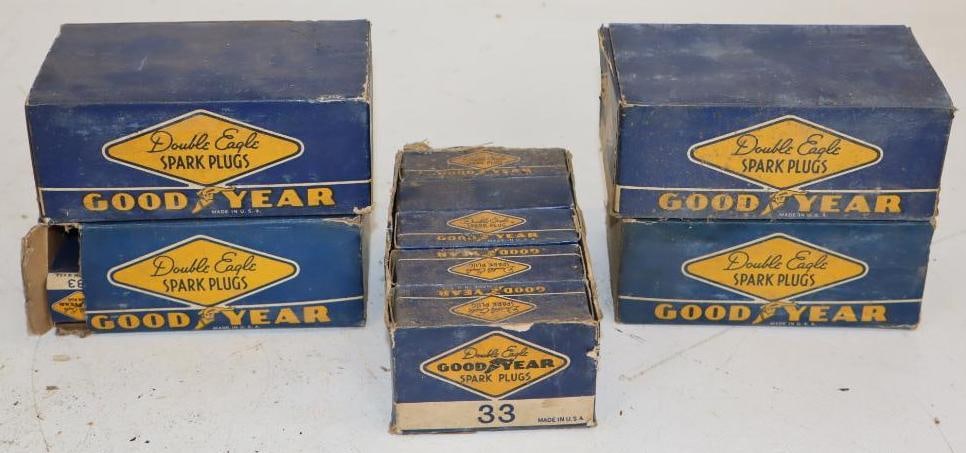 Group of 50 Double Eagle Goodyear #33 Spark Plugs in Original Boxes (1 of 3)