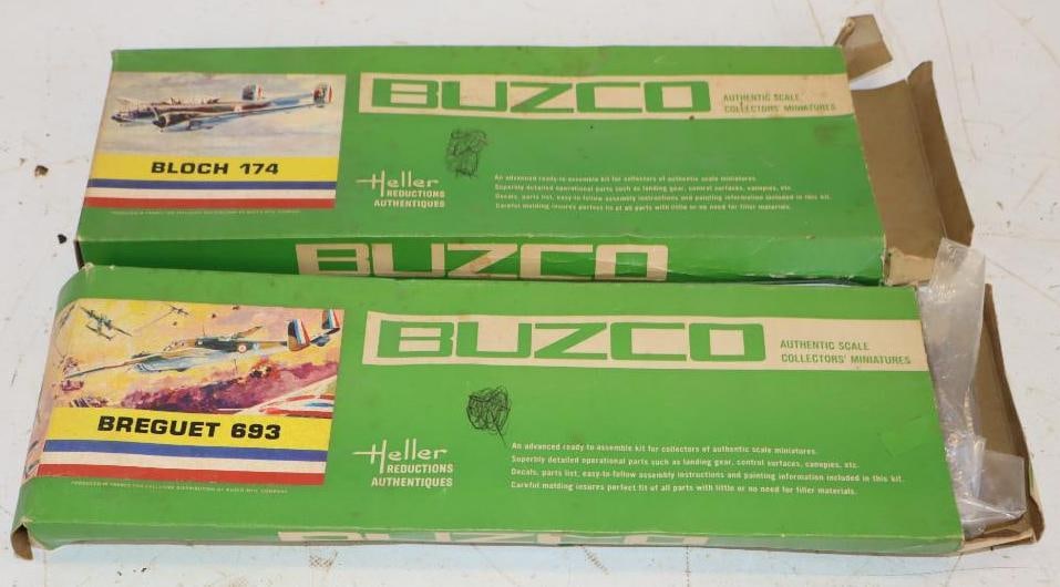Group of 2 Buzco Scale Model Airplanes in Original Boxes (1 of 4)