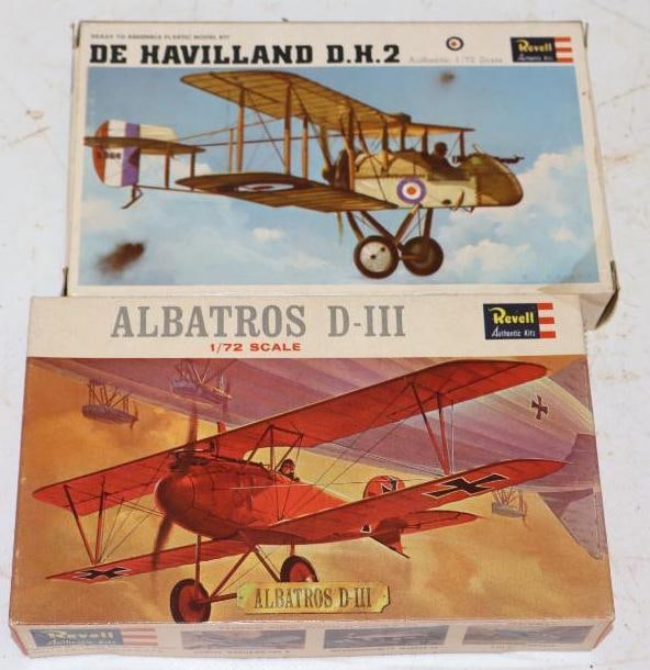 Revell Bi-Plane Scale Model Airplane in Original Boxes (1 of 5)