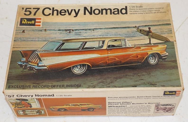 1968 Chevy Nomad Wagon 1/25th Scale Model Kit in Original Box (1 of 3)