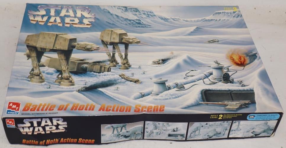 AMT Star Wars Battle of the Hoth Action Scene Model Kit in Original Box (1 of 3)